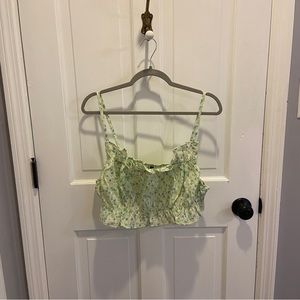 H&M Floral Crop Top NWT